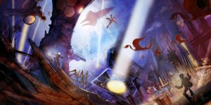Lights On - Alien Megastructure Rama V by Luis F  Peres